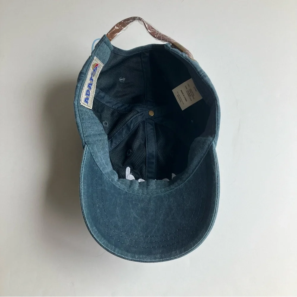 Adams Cool Crown Blue Mesh Lined Baseball Hat Bride Squad Dad Hat Ball Cap NWT